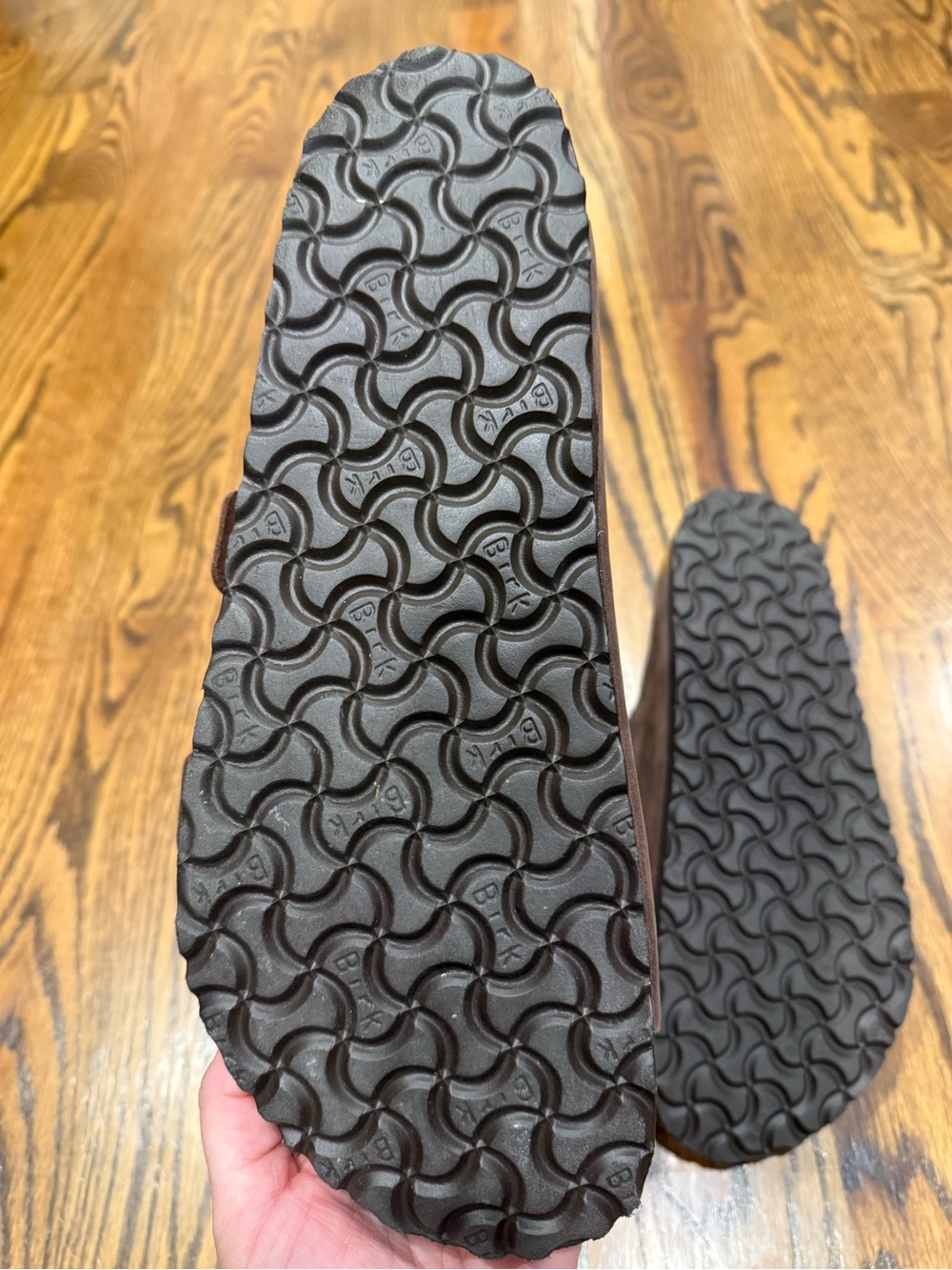 Birkenstock Men’s Arizona Soft Two-Strap Slide Sandals 12/12.5 - only worn once - Picture 8 of 9
